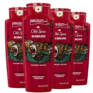 OLD SPICE BEARLOVE BODY WASH 24/7 SHOWER FRESH 709mL/24FL OZ 50% BIGGER